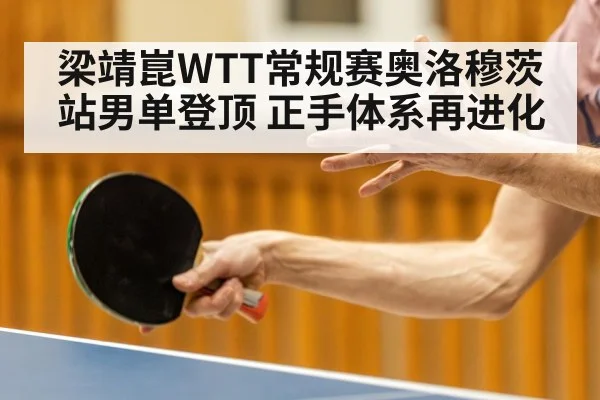 梁靖崑WTT常规赛奥洛穆茨站男单登顶 正手体系再进化